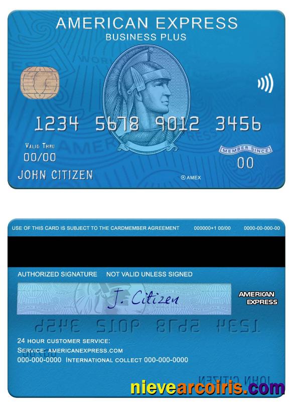 USA Citizens bank amex blue business plus card